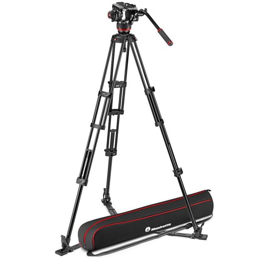 TRIPODE MANFROTTO TWIN ALUMINIO + ROTULA 504X (ESTAB AL RAS)