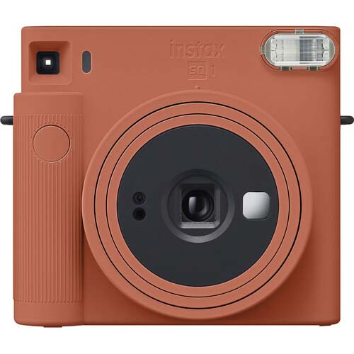 CAMARA FUJI SQUARE SQ1 TERRACOTA ORANGE + 10 FOTOS
