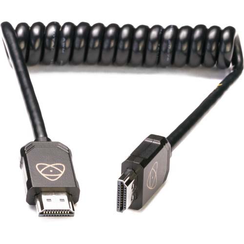 CABLE ATOMOS ESPIRAL 30-60 CM 4K60P FULL HDMI A FULL HDMI