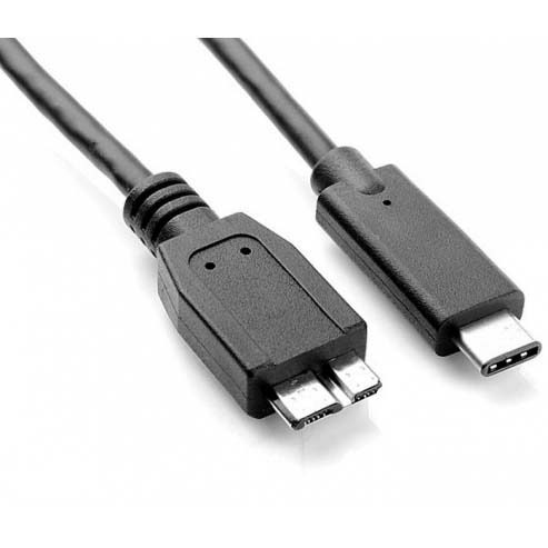 CABLE USB-C 3.1 A USB-MICRO B MACHO  1 MTS