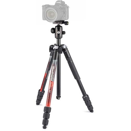 TRIPODE MANFROTTO ELEMENT MII ALUMINIO ROJO (MKELMII4RD-BH)