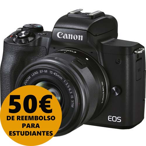 KIT CANON EOS M50 II + EFM 15-45 BLACK