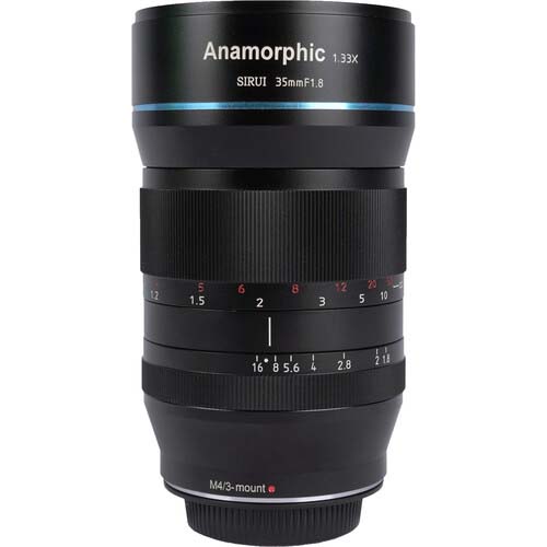 OBJETIVO SIRUI 35/1.8 MFT ANAMORPHIC 1.33X