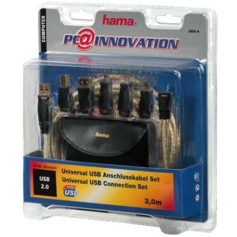SET HAMA DE CONEXION UNIVERSAL USB 2.0