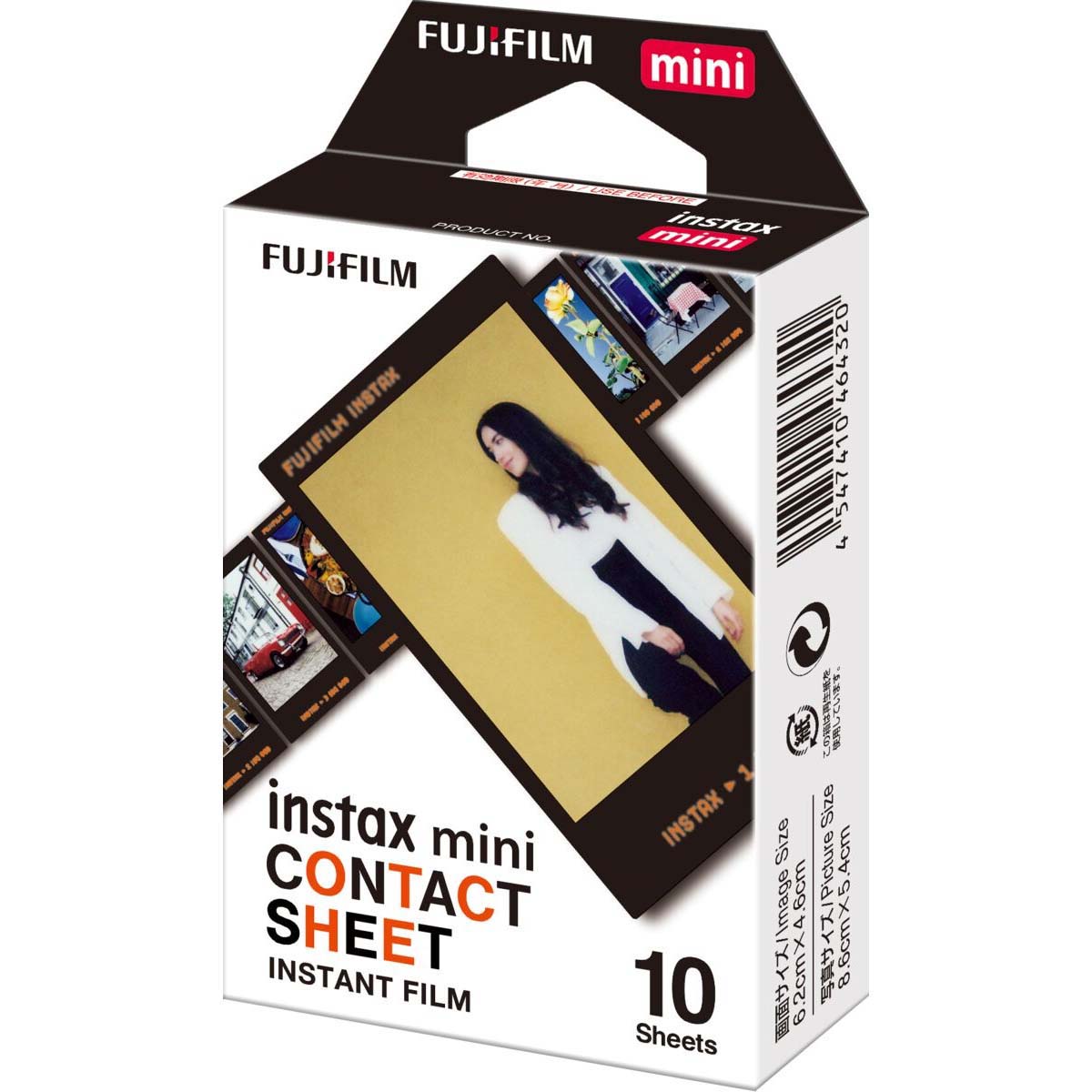 Fotocasión: PELICULA FUJI INSTAX MINI CONTACT SHEET (10 FOTOS), FUJIFILM