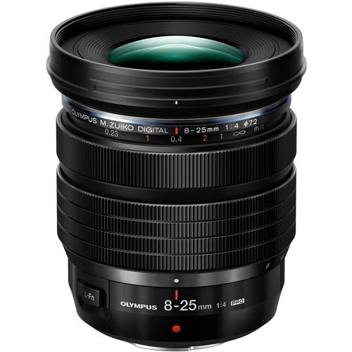 OBJETIVO OLYMPUS AF 8-25/4 PRO ED BLACK