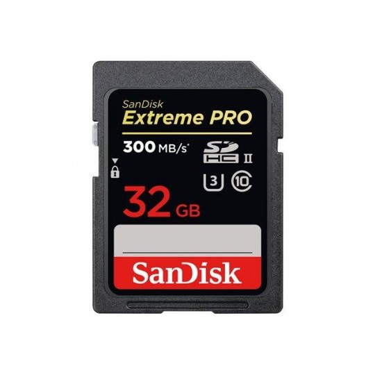 TARJETA SD 32 GB SANDISK (300 MB/S) UHS-II SDXC C10 V90 SANDISK 
