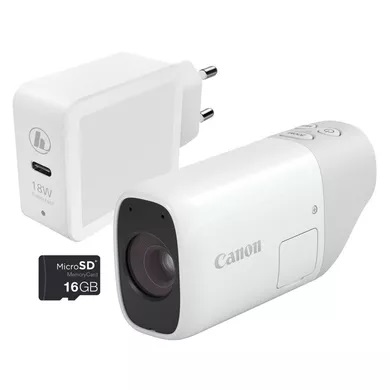 CAMARA CANON POWERSHOT ZOOM ESSENTIAL KIT (WHITE)