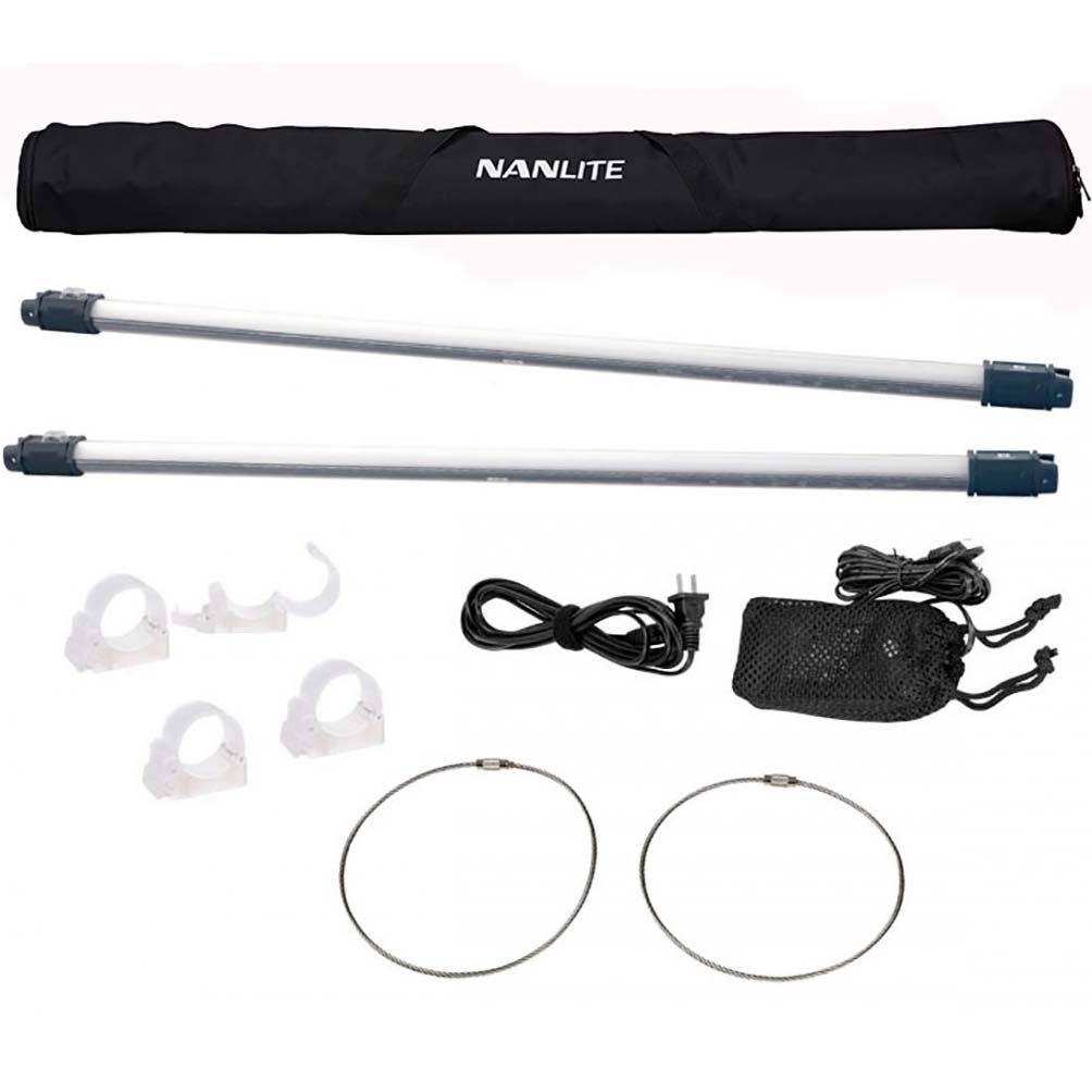 KIT NANLITE PAVOTUBE 30C CON BATERIA (PACK 2)