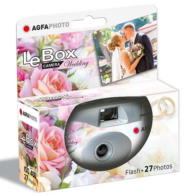 CAMARA AGFA LEBOX FLASH 27 FOTOS WEDDING COLOR 400 ISO