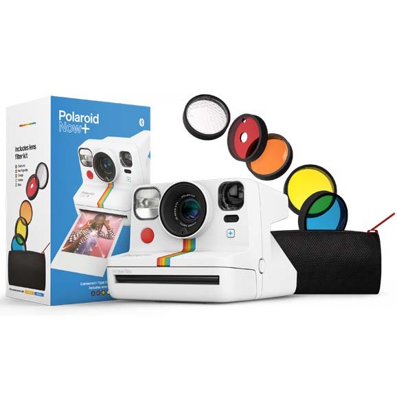 CAMARA POLAROID NOW+ (WHITE) (INCLUYE KIT DE FILTROS)