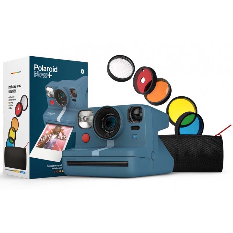 CAMARA POLAROID NOW+ (BLUE) (INCLUYE KIT DE FILTROS)