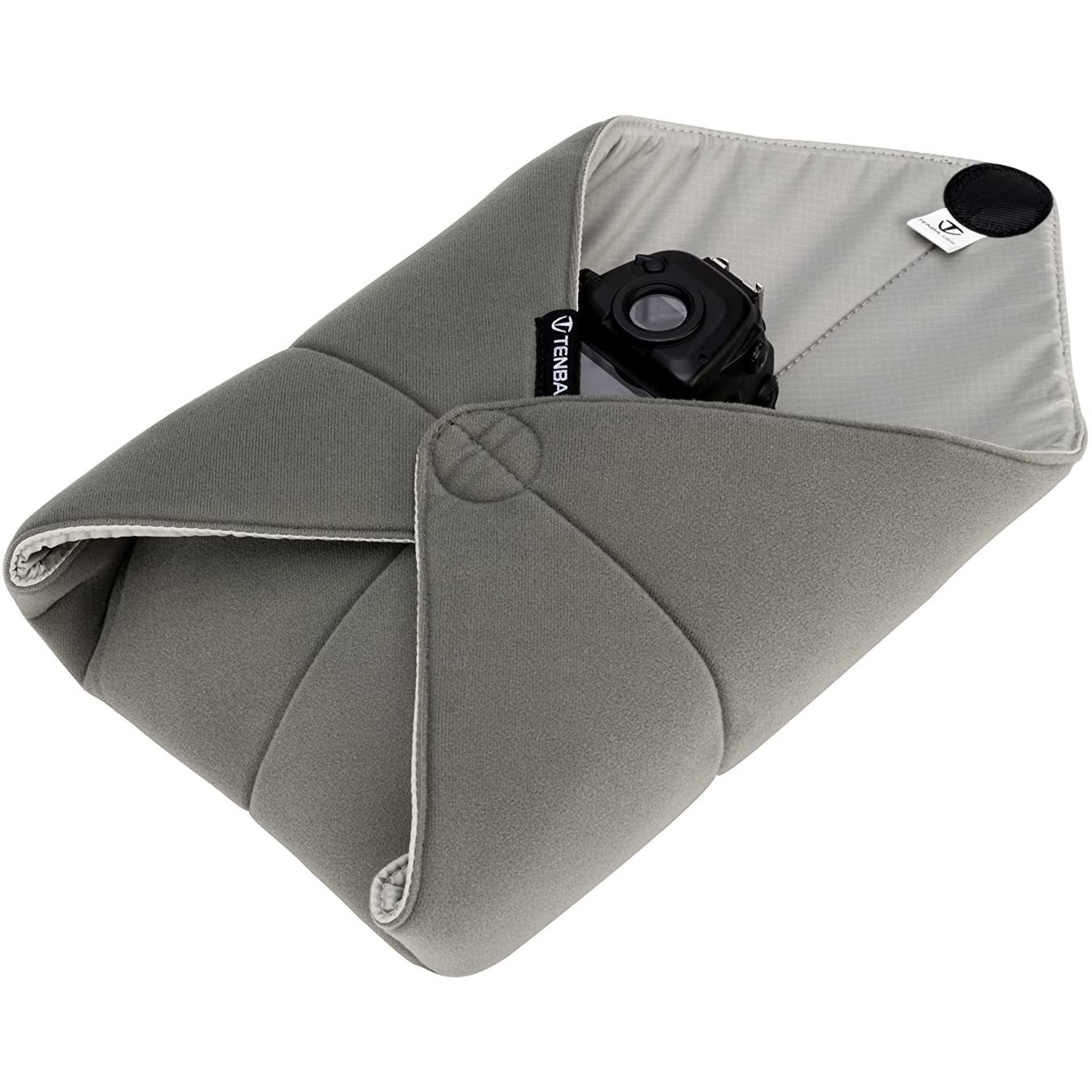 PAÑO TENBA 40X40 CM GRIS CON VELCRO