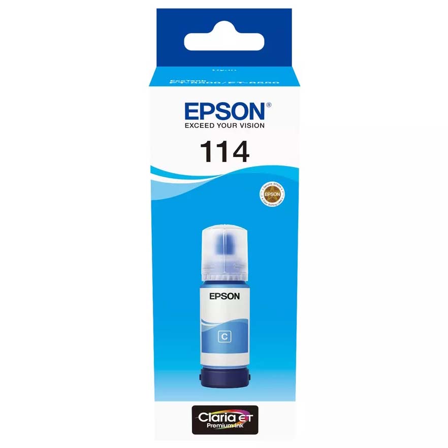 TINTA EPSON 114 CYAN 70 ML  P/ET-8500/ET-8550  T-07B2