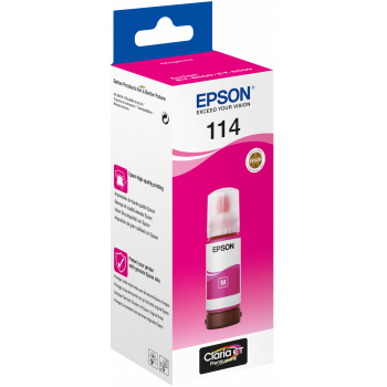 TINTA EPSON 114 MAGENTA 70 ML  P/ET-8500/ET-8550  T-07B3