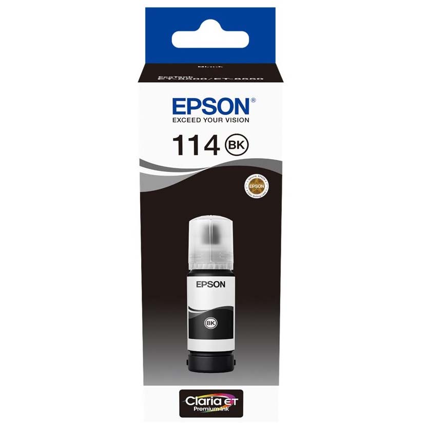 TINTA EPSON 114 NEGRO PIGM. 70 ML  P/ET-8500/ET-8550  T-07A1