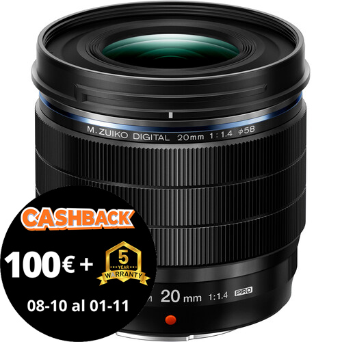 OBJETIVO OM SYSTEM AF 20/1.4 PRO  NEGRO