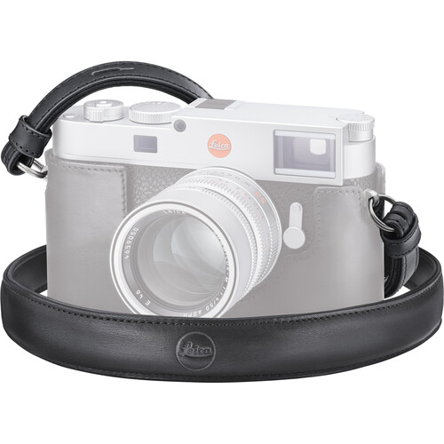 CORREA LEICA CUERO NEGRO  24035