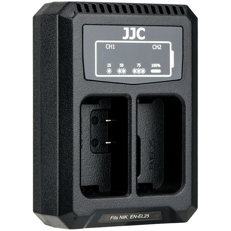 CARGADOR JJC USB PARA 2 BATERIAS EN-EL25