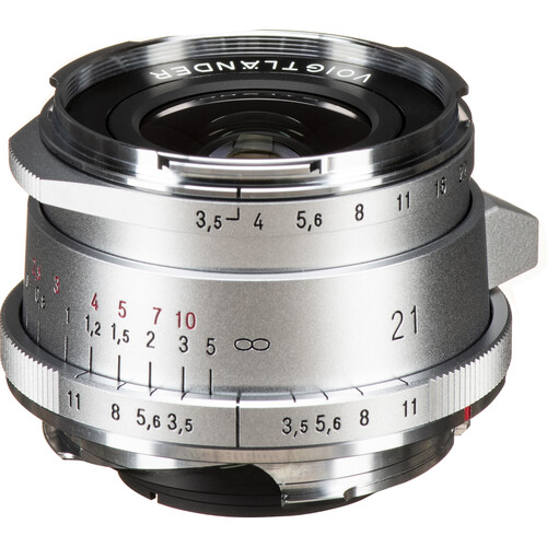 OBJETIVO VOIGTLANDER 21/3.5 II COLOR SKOPAR ASP SILVER VM