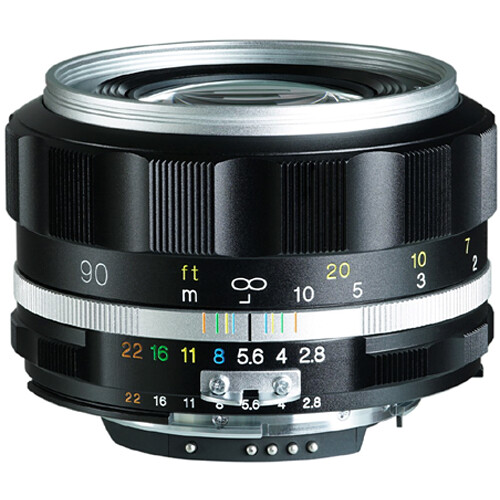 OBJETIVO VOIGTLANDER 90/2.8 SL II S APO-SKOPAR NEGRO-SILVER