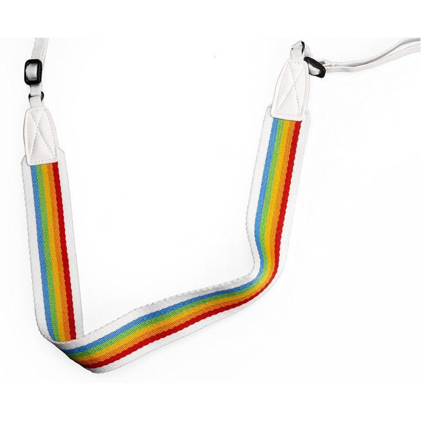 CORREA POLAROID STRAP FLASH RAINBOW GREY