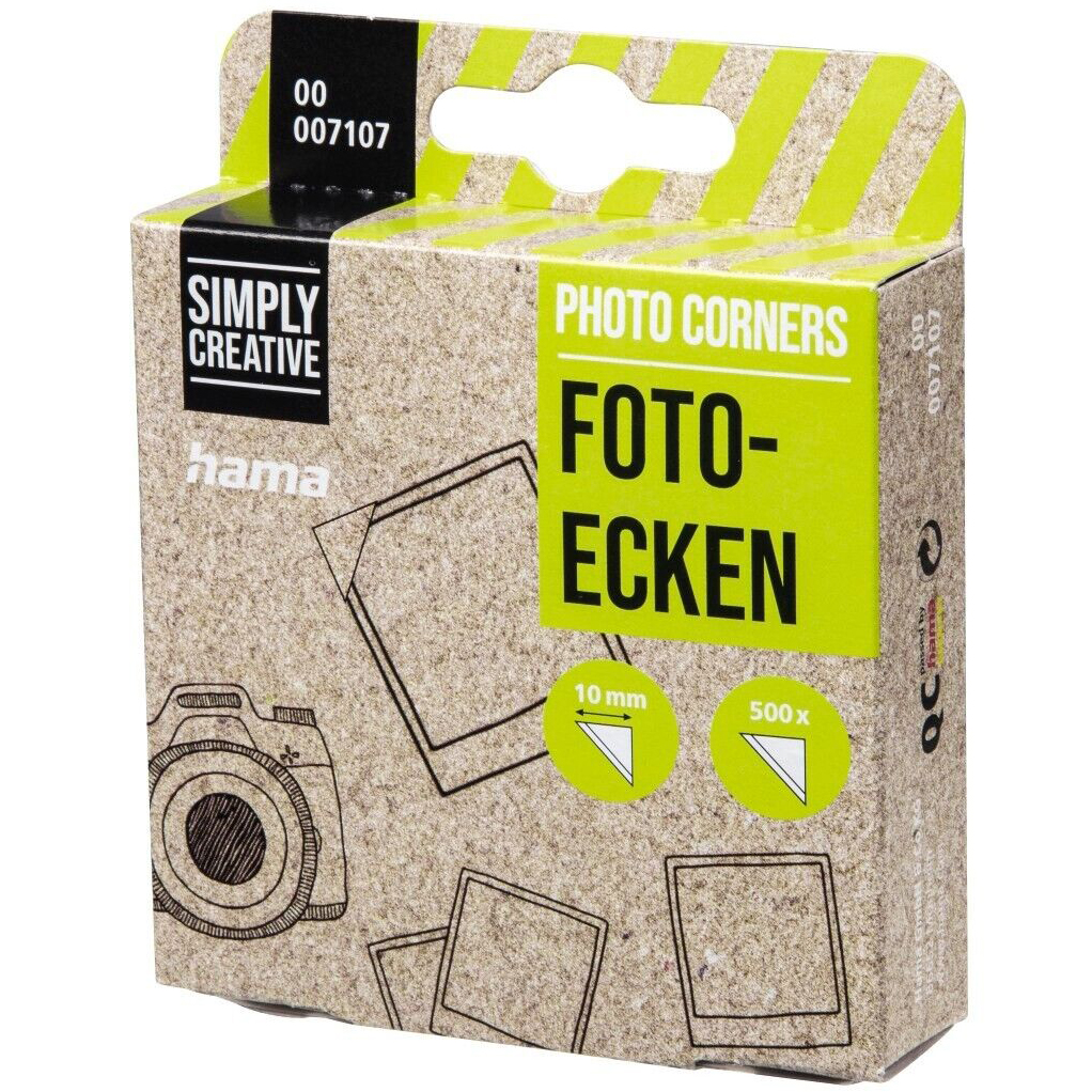 ANGULOS HAMA PARA FOTOS ADHESIVOS (500 UNIDADES)