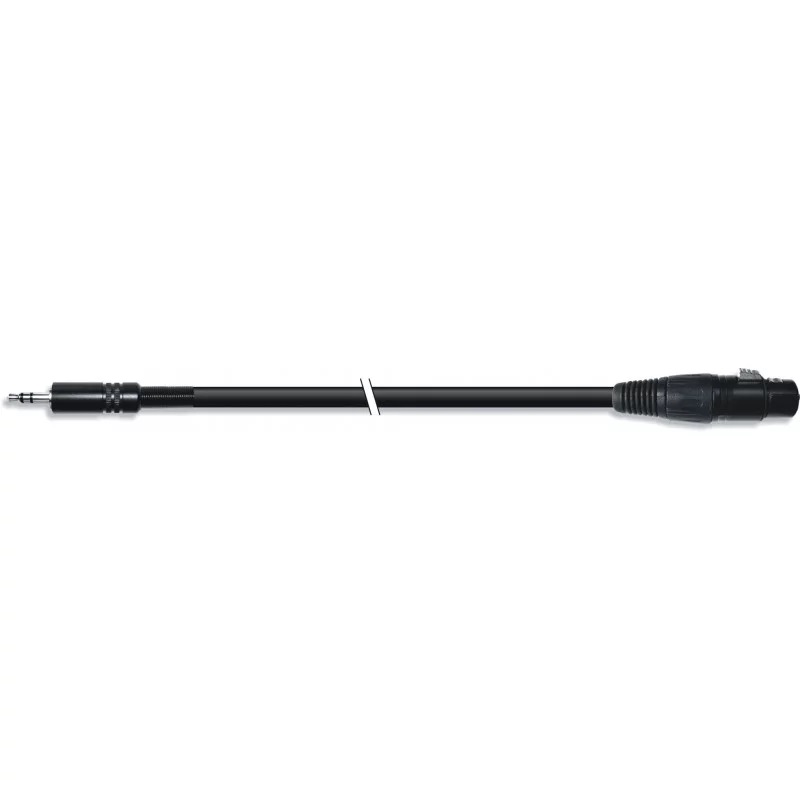 CABLE MINIJACK MACHO ESTEREO A XLR HEMBRA 2 MTS