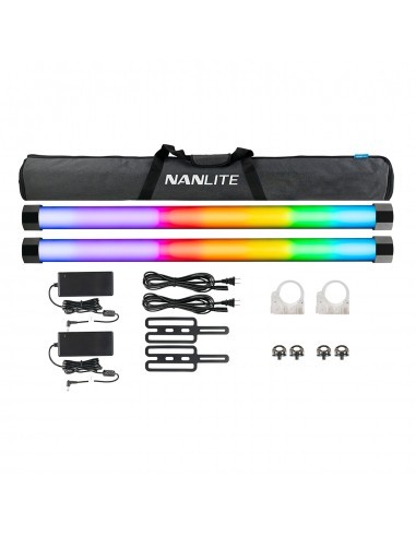 KIT NANLITE PAVOTUBE II 30X CON BATERIA (PACK 2)