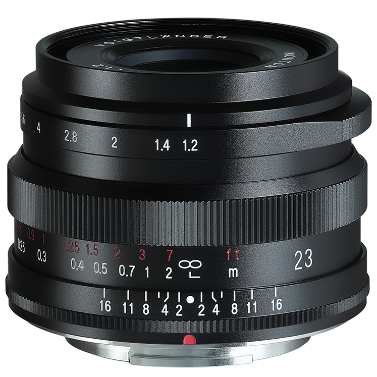 OBJETIVO VOIGTLANDER 23/1.2 NOKTON X-MOUNT ASPH (NEGRO)