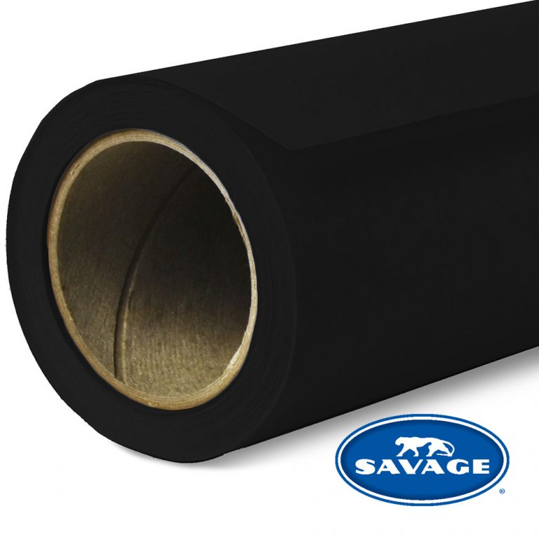 FONDO SAVAGE VINILO 2.75X6 MTS NEGRO MATE
