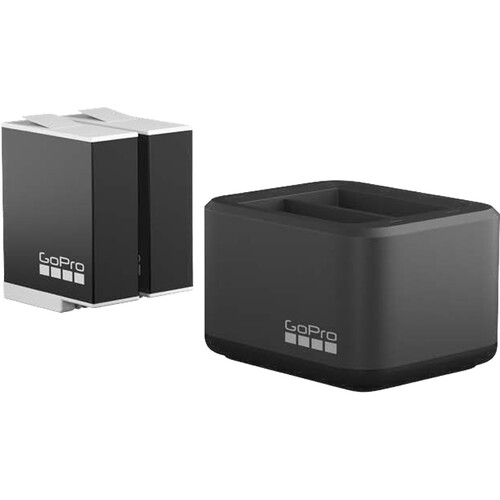 CARGADOR GOPRO DUAL CON 2 BATERIAS ENDURO PARA H10/H11/H12
