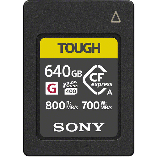 TARJETA CFEXPRESS 640 GB SONY TOUGH TYPE A (G)