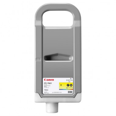 TINTA CANON PFI-706Y AMARILLO 700 ML P/IPF8400-8300-9400