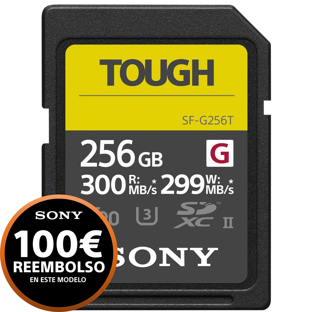 TARJETA SD 256 GB SONY TOUGH G (300 MB/S) V90 SDHC II U3