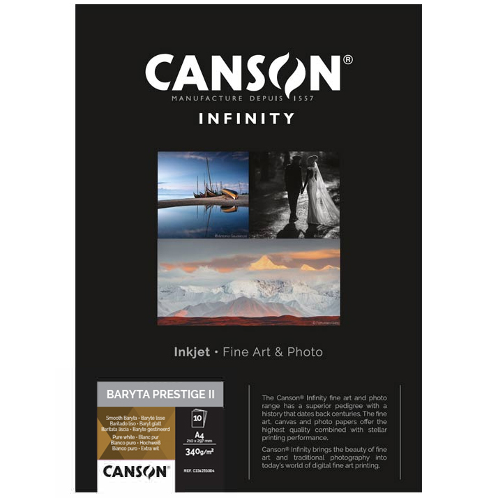 PAPEL CANSON BARYTA PRESTIGE II 60 X15 MT 340 GR
