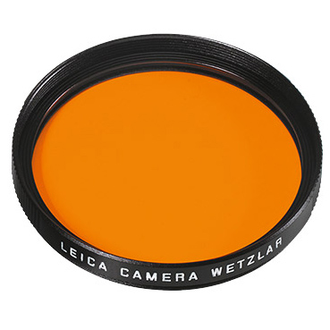 FILTRO LEICA 49 NARANJA (NEGRO)