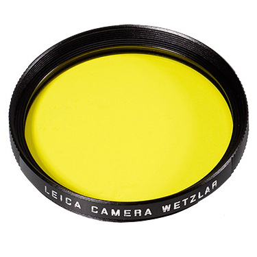 FILTRO LEICA 49 AMARILLO (NEGRO)