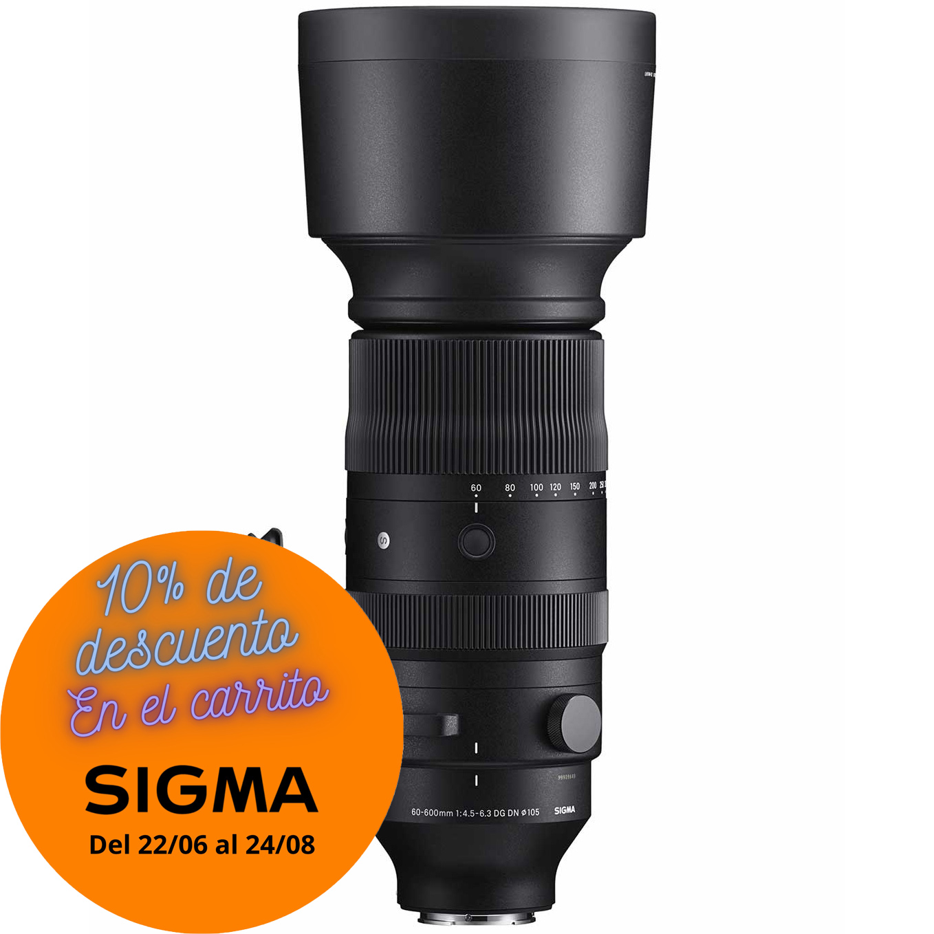 OBJETIVO SIGMA AF 60-600/4.5-6.3 DG DN OS L-MOUNT (SPORT)