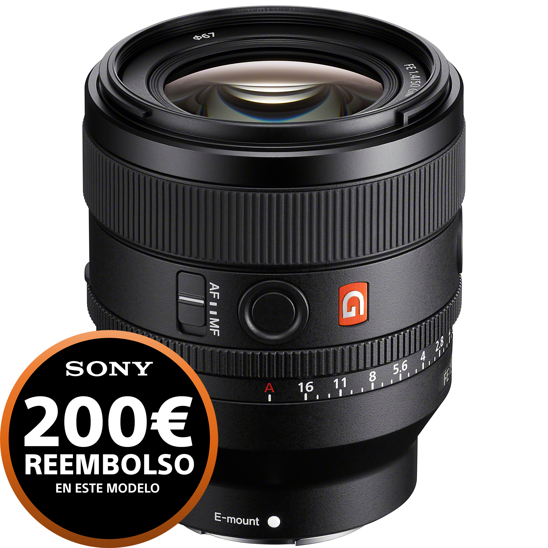 OBJETIVO SONY AF FE 50/1.4 GM