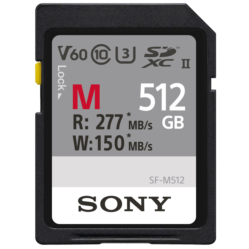 TARJETA SD 512 GB SONY (150 MB/SEG) UHS-II SERIE M