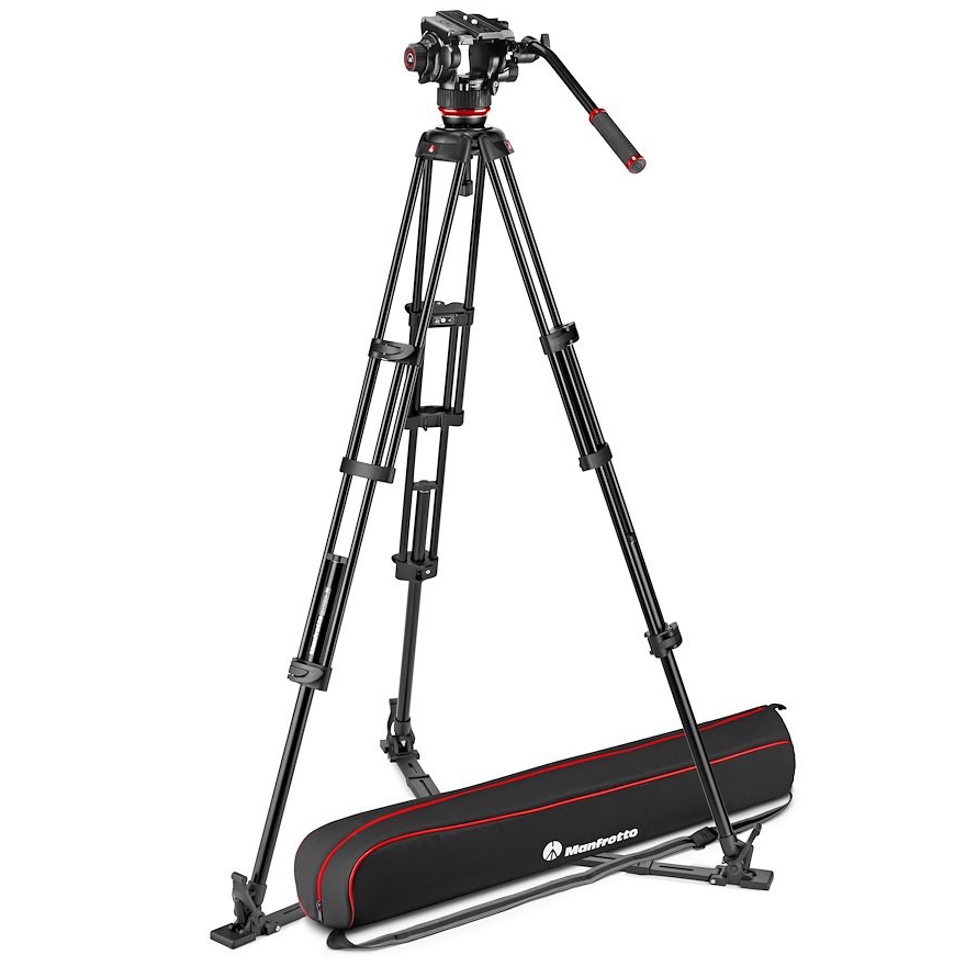 TRIPODE MANFROTTO TWIN CARBONO + ROTULA 504X (ESTAB AL RAS)