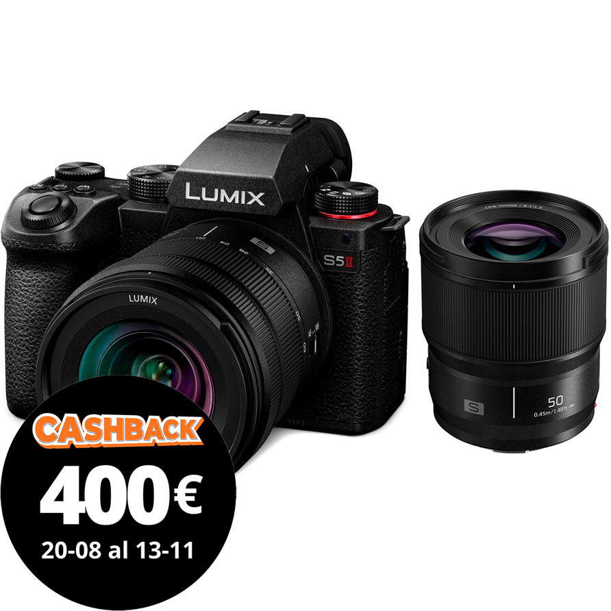 KIT PANASONIC LUMIX DC-S5 MARK II + 20-60 + 50/1.8