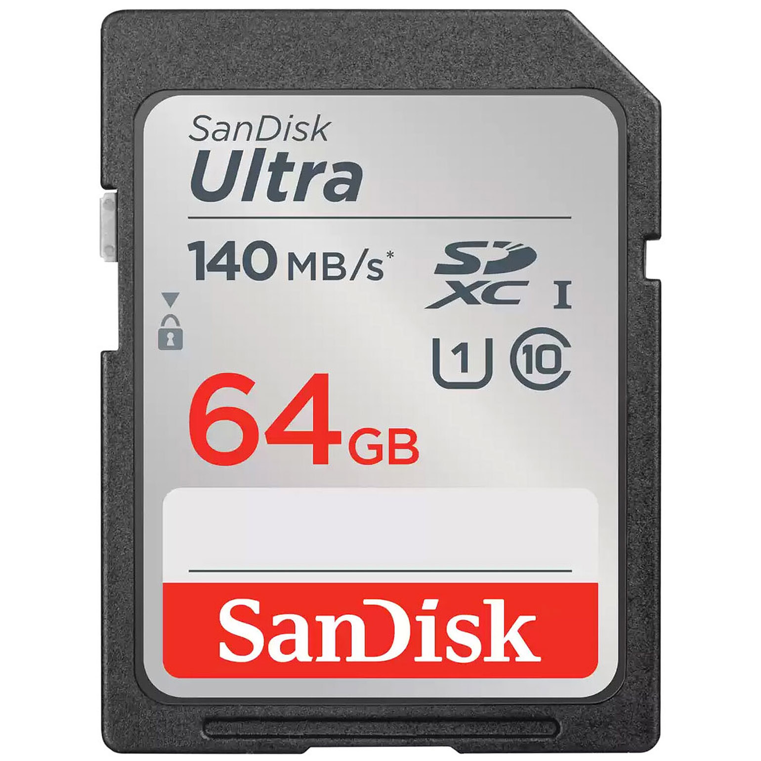 TARJETA SD 64 GB ULTRA (140 MB/SEG) CLASS 10 FULL HD