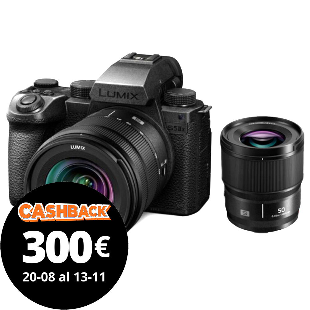 KIT PANASONIC LUMIX DC-S5 MARK II X + 20-60 + 50/1.8 PANASONIC 