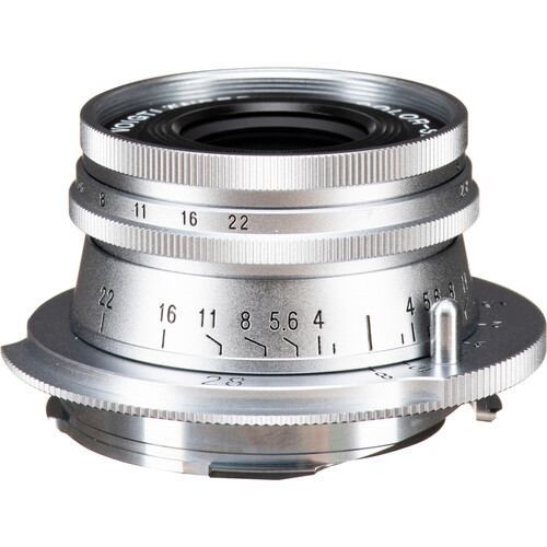OBJETIVO VOIGTLANDER 28/2.8 COLOR-SKOPAR VM ASP TYP I SILVER