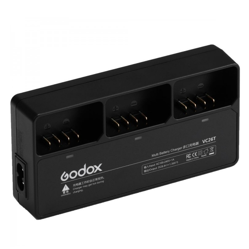 CARGADOR GODOX VC26T MULTIPLE