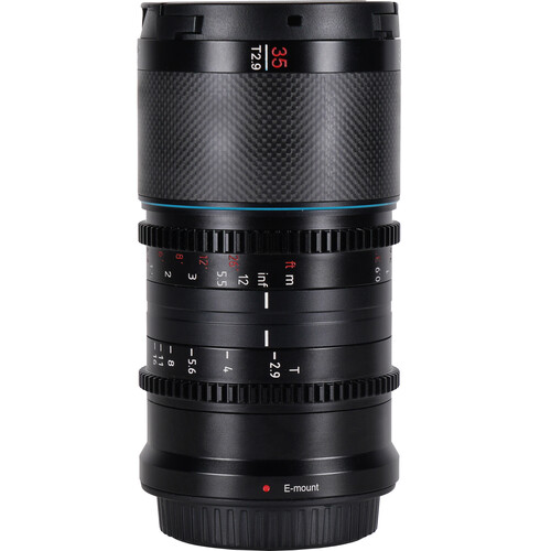 OBJETIVO SIRUI 35 T2.9 1.6X CARBON FIBER FF ANAMORPHIC FE