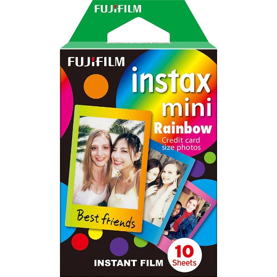 PELICULA FUJI INSTAX MINI 10 EXP RAINBOW (COLOR)