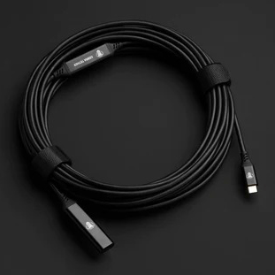 CABLE COBRA TETHER EXTENSOR 10 MTS USB-C A USB-C NEGRO
